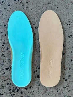Leather insole with latex Accessories — N/A