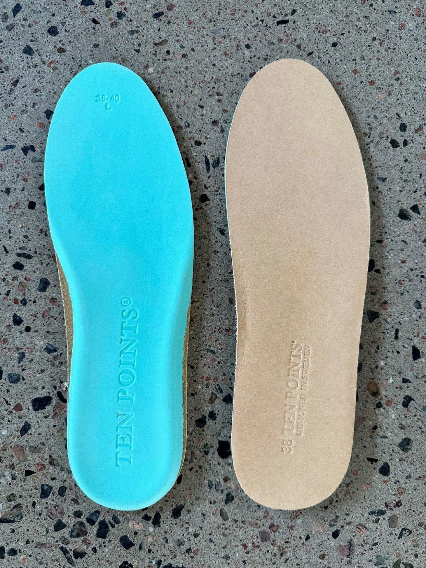 Leather insole with latex Accessories — N/A