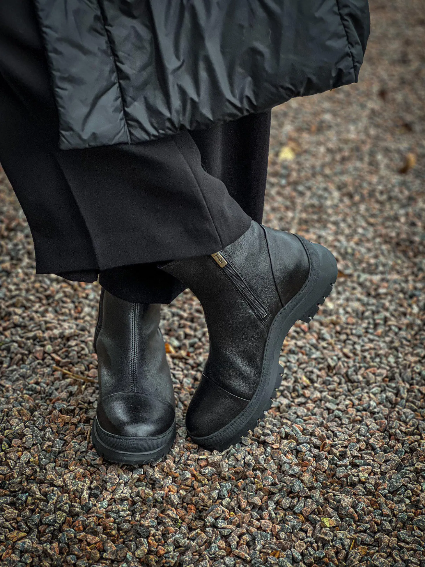 Lena Warm boots — Black