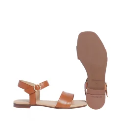 Madeleine Sandals — Cognac
