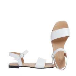Madeleine Sandals — White