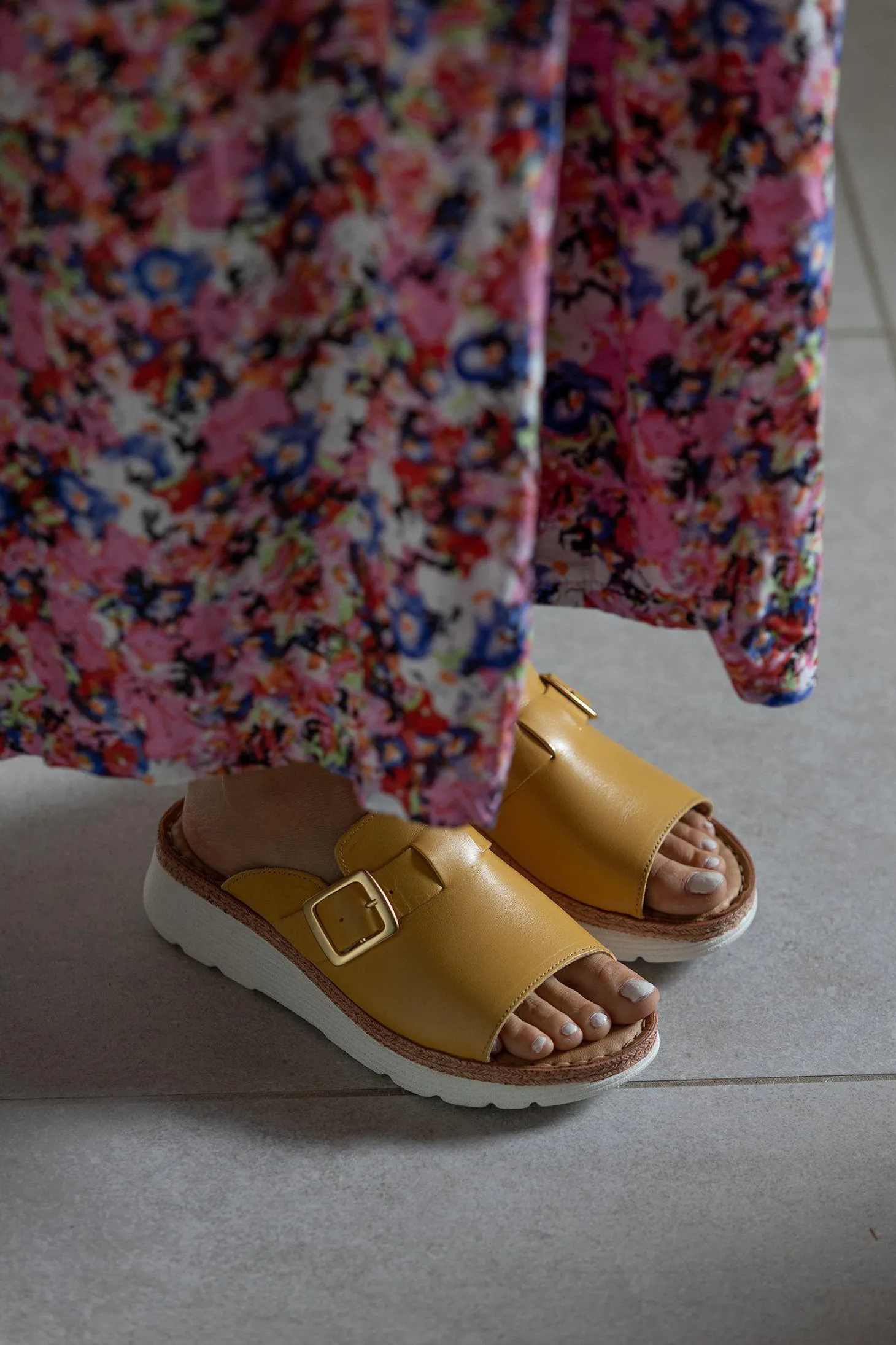Maya 2 Sandals — Mustard
