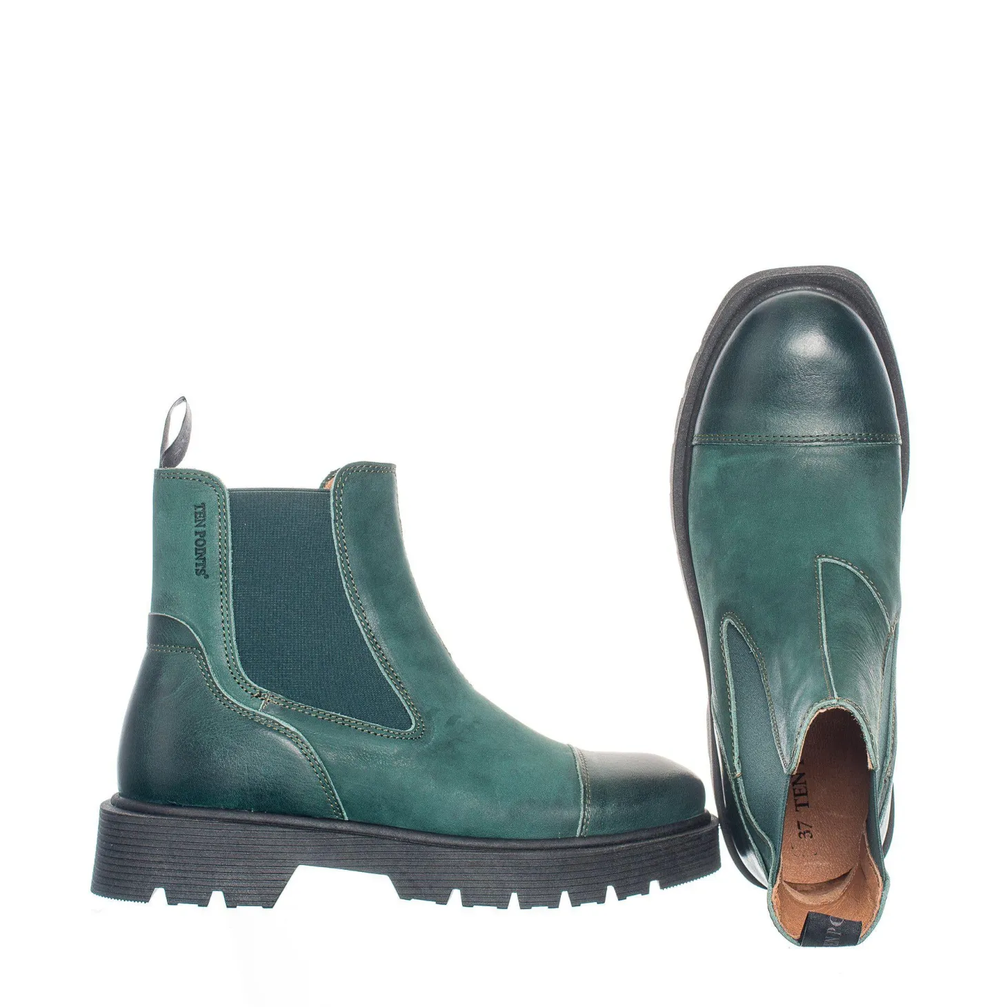 Mimmi Chelsea boots — Botanical green