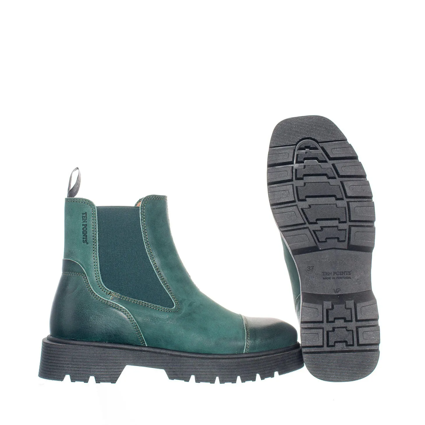 Mimmi Chelsea boots — Botanical green