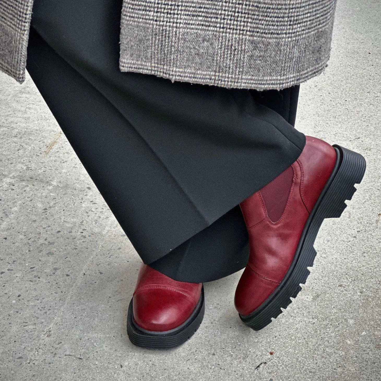 Mimmi Chelsea boots — Red