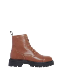 Mimmi Laced boots — Cognac