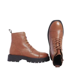 Mimmi Laced boots — Cognac