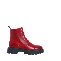 Mimmi Laced boots — Red