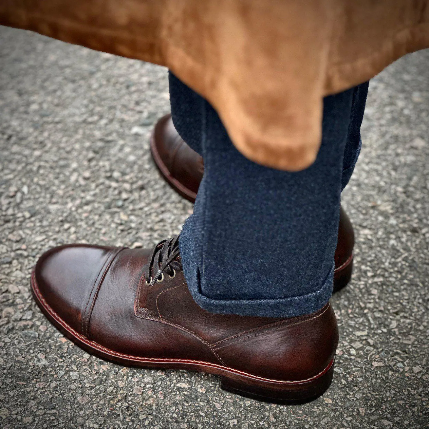 New Mercury Laced boots — Rust