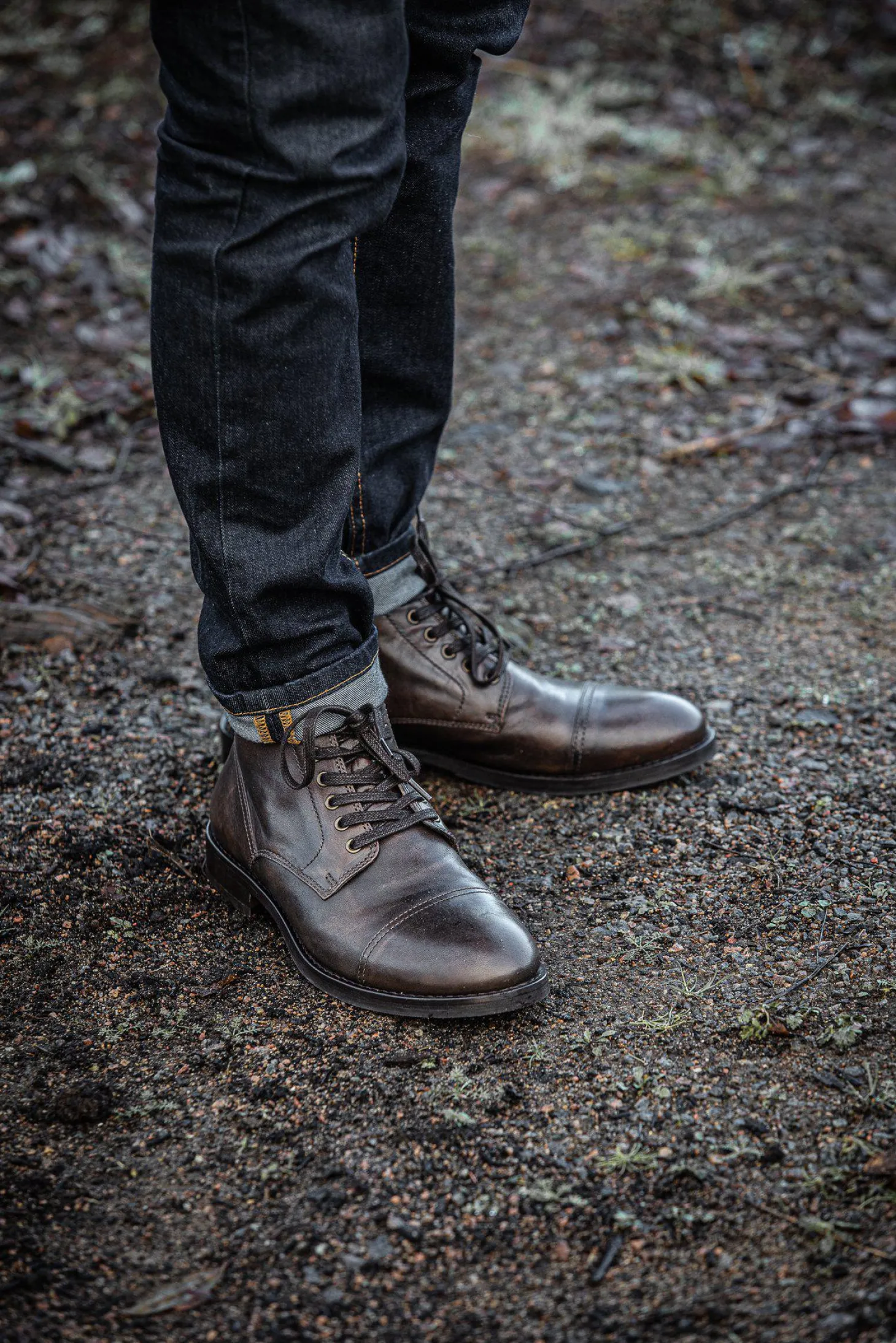New Mercury Laced boots — Taupe