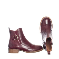 Pandora Ankle boots — Dark red