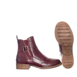Pandora Ankle boots — Dark red