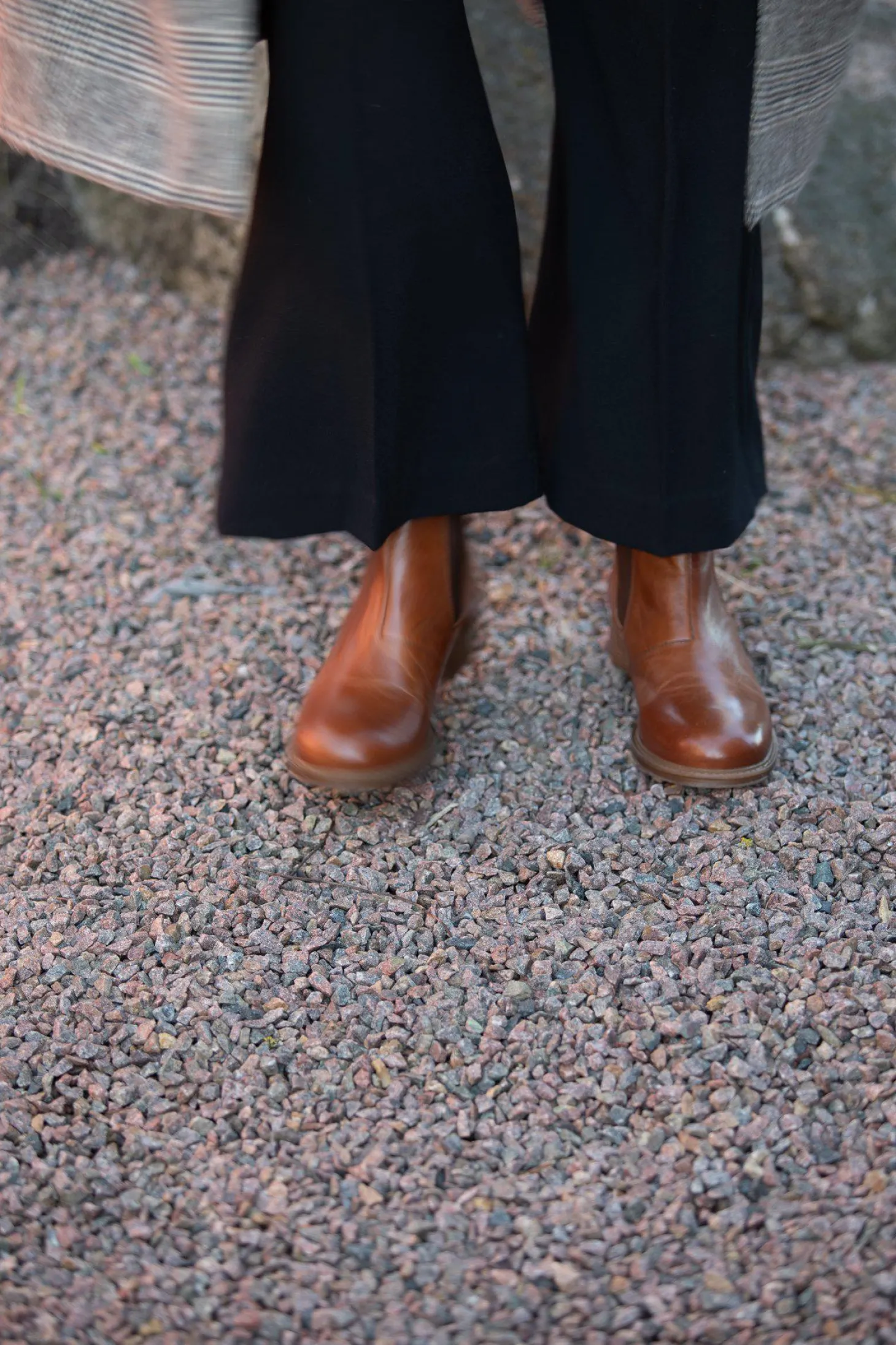 Pandora Chelsea boots — Cognac