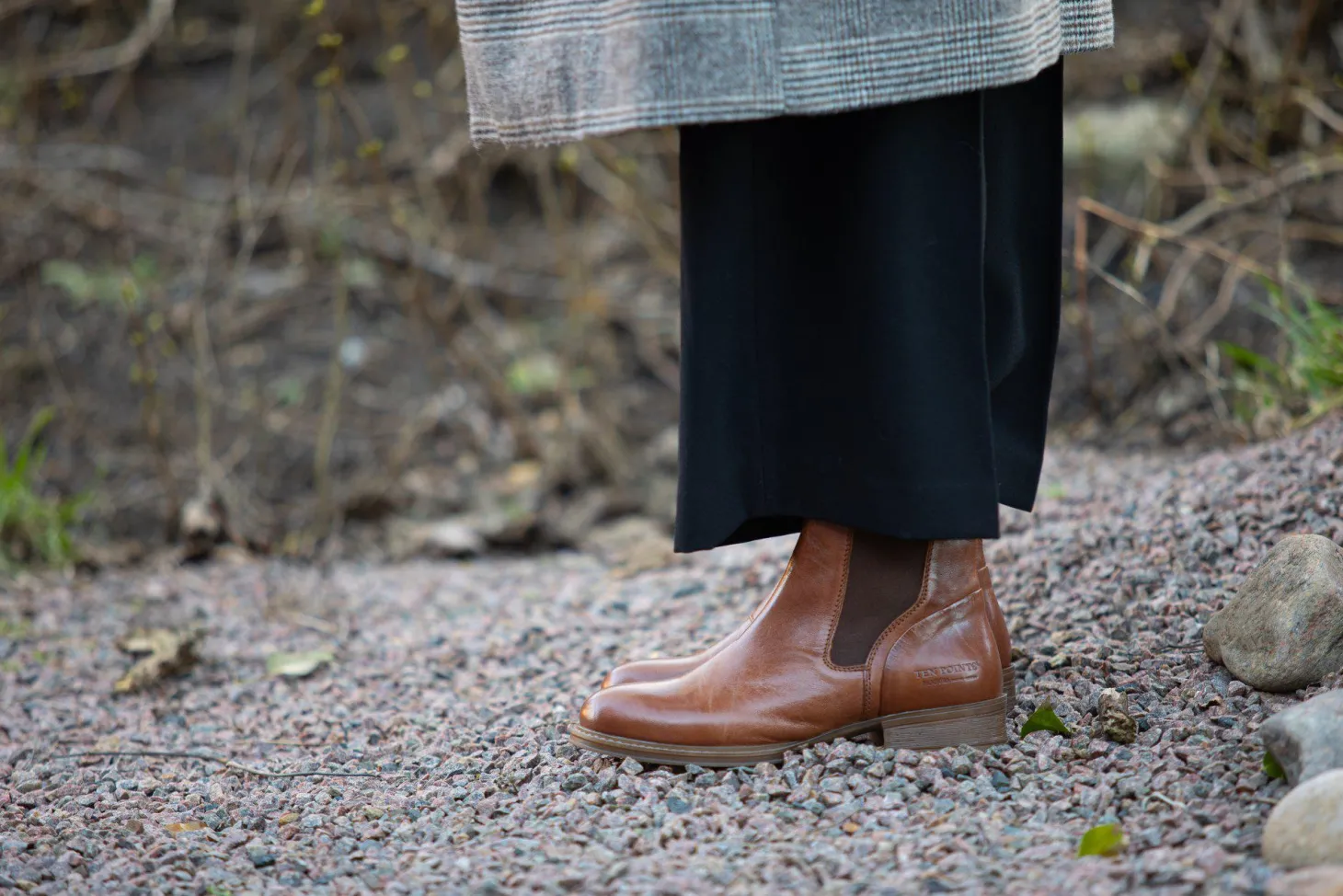 Pandora Chelsea boots — Cognac
