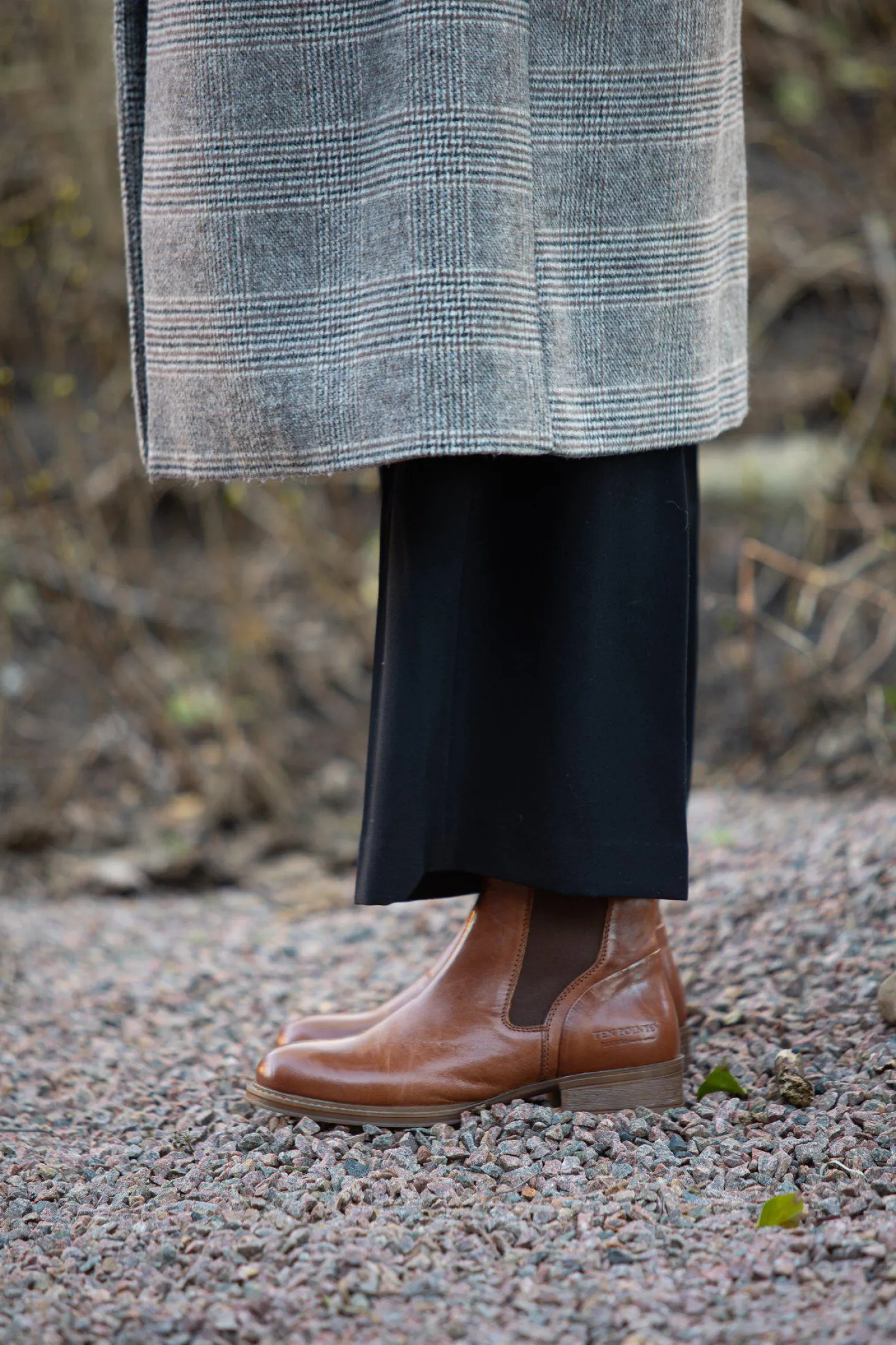 Pandora Chelsea boots — Cognac