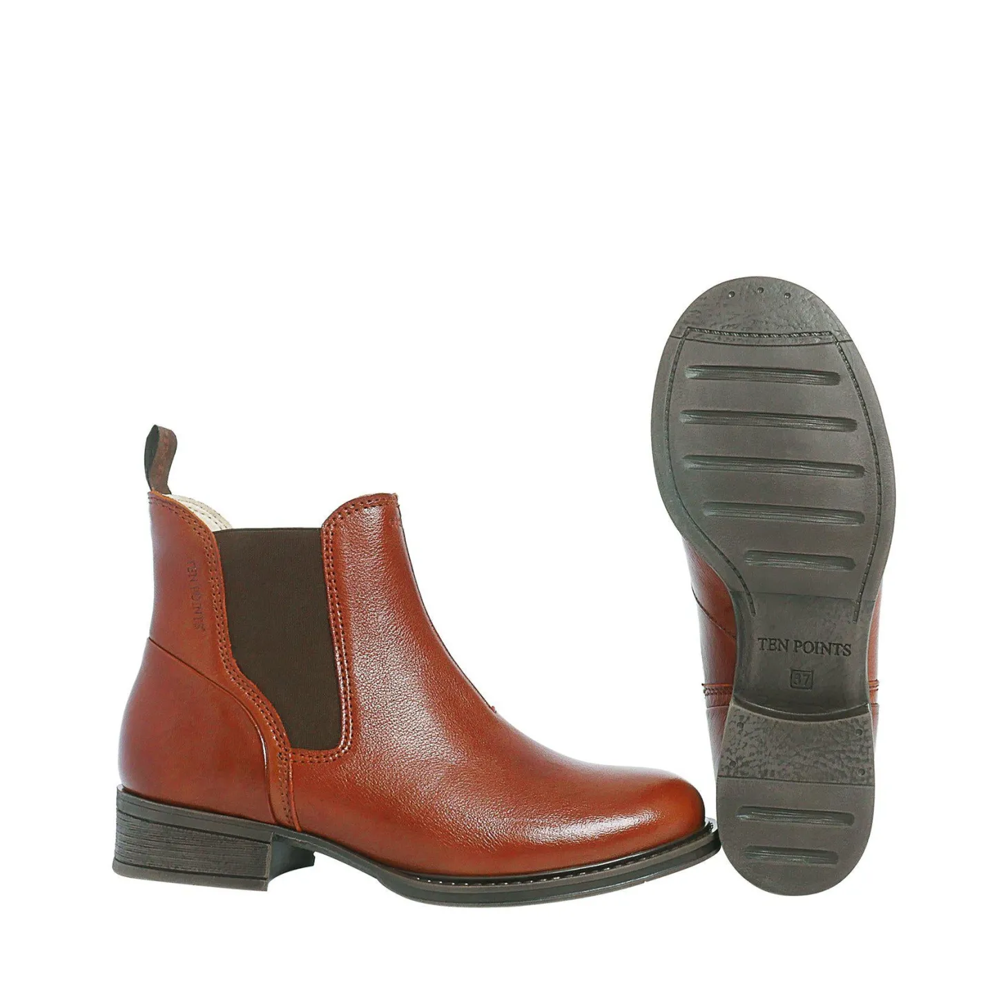 Pandora Chelsea boots — Nutbrown