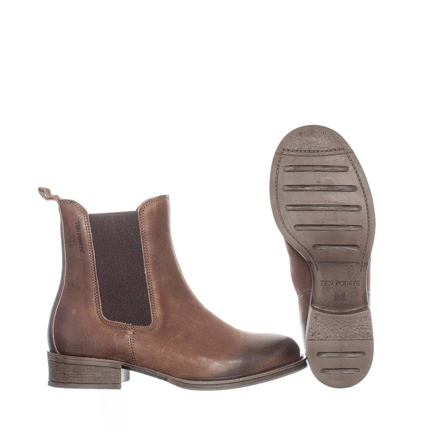Pandora Chelsea boots — Nutbrown