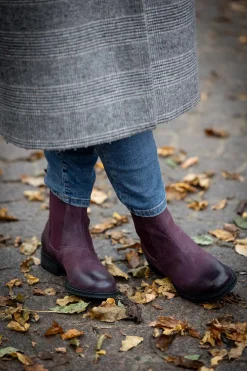 Pandora Chelsea boots — Wine