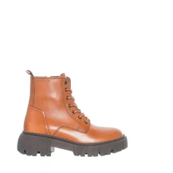 Pandora Chunky Laced boots — Cognac
