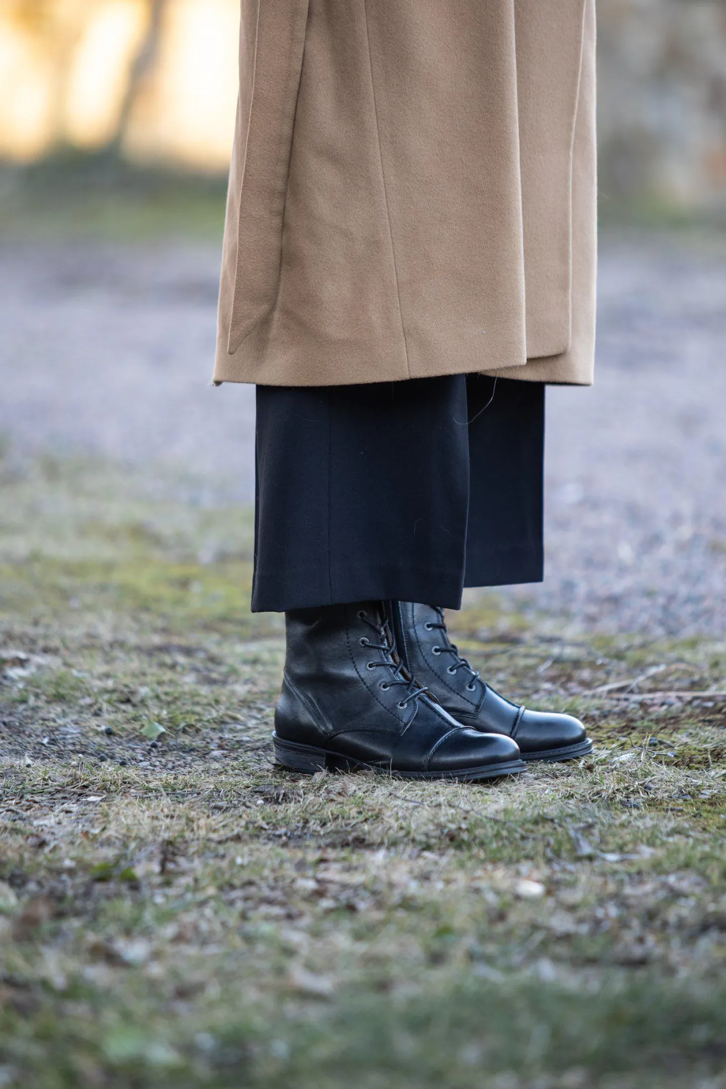 Pandora Laced boots — Black