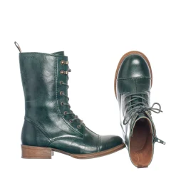 Pandora Laced boots — Botanical green