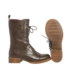 Pandora Laced boots — Brown