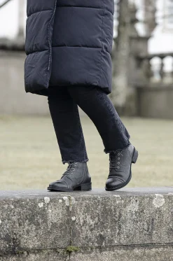 Pandora Laced boots — Charcoal