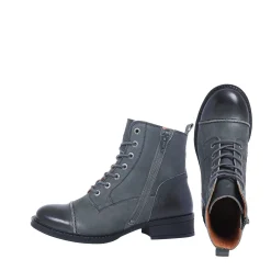 Pandora Laced boots — Charcoal