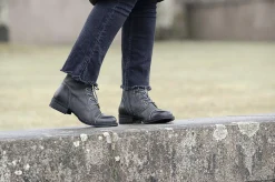 Pandora Laced boots — Charcoal