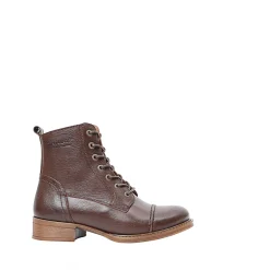 Pandora Laced boots — Chocolate