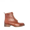 Pandora Laced boots — Cognac
