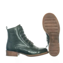 Pandora Laced boots — Dark green