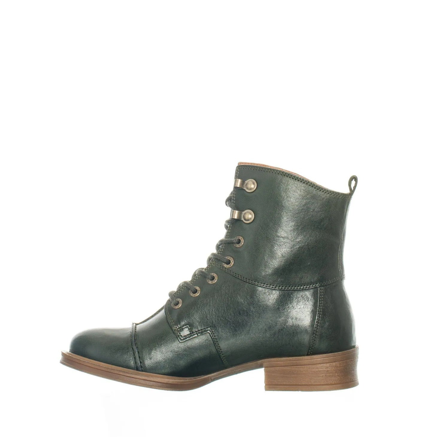Pandora Laced boots — Dark green
