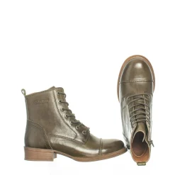 Pandora Laced boots — Deep green