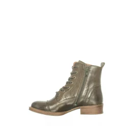 Pandora Laced boots — Deep green
