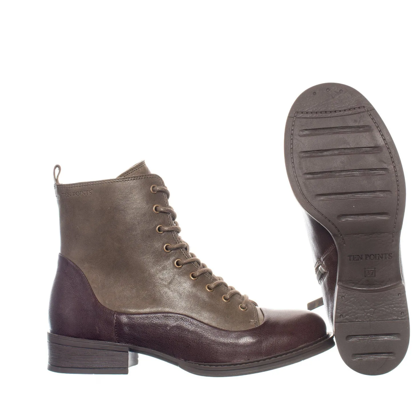 Pandora Laced boots — Green