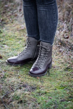 Pandora Laced boots — Green