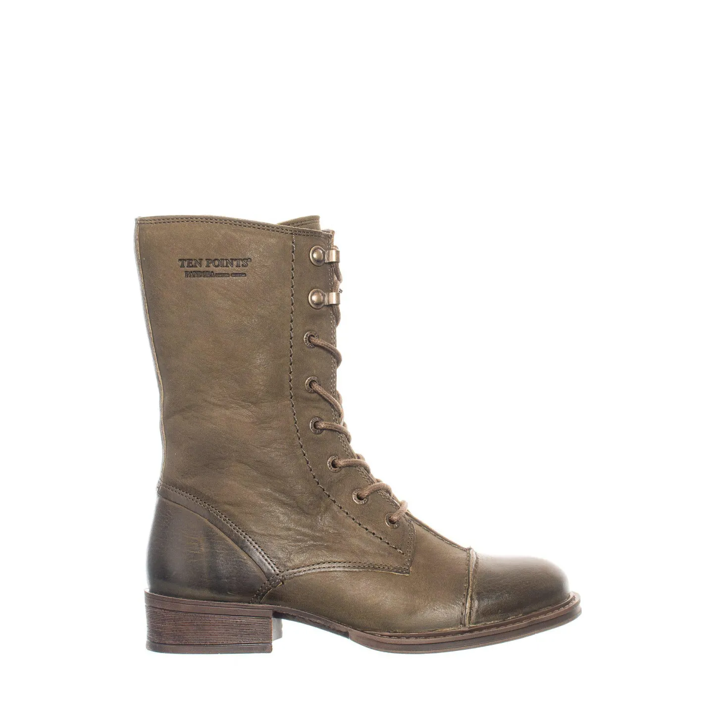 Pandora Laced boots — Khaki