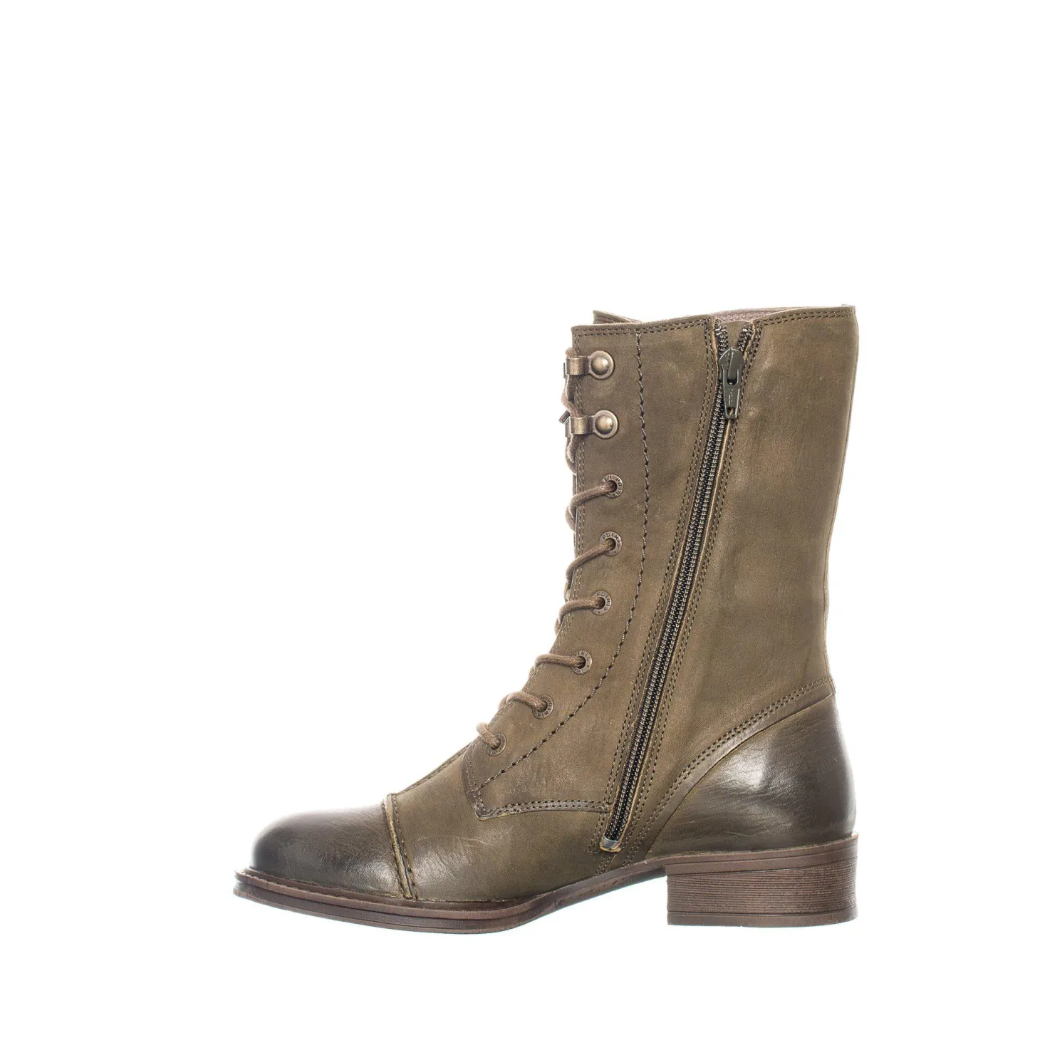 Pandora Laced boots — Khaki