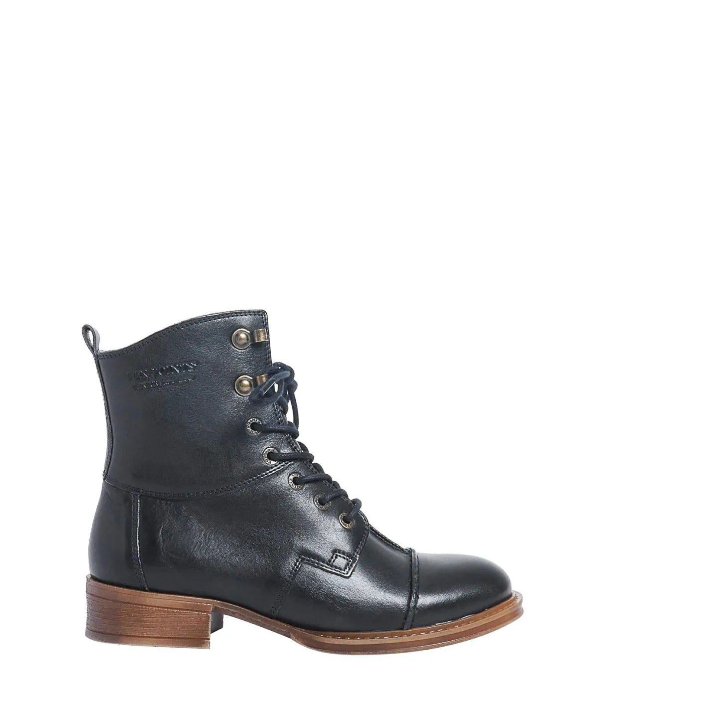 Pandora Laced boots — Midnight blue