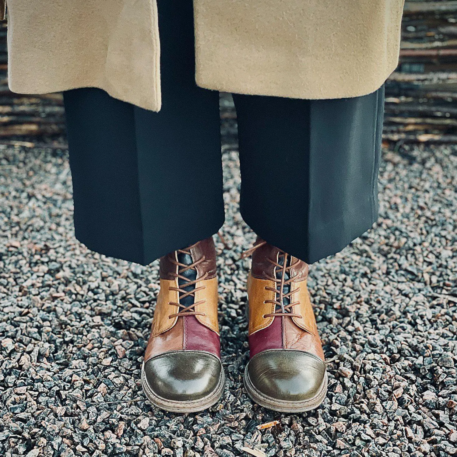 Pandora Laced boots — Multi