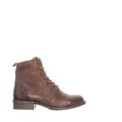 Pandora Laced boots — Nutbrown