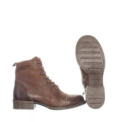 Pandora Laced boots — Nutbrown