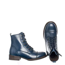 Pandora Laced boots — Obsidian blue