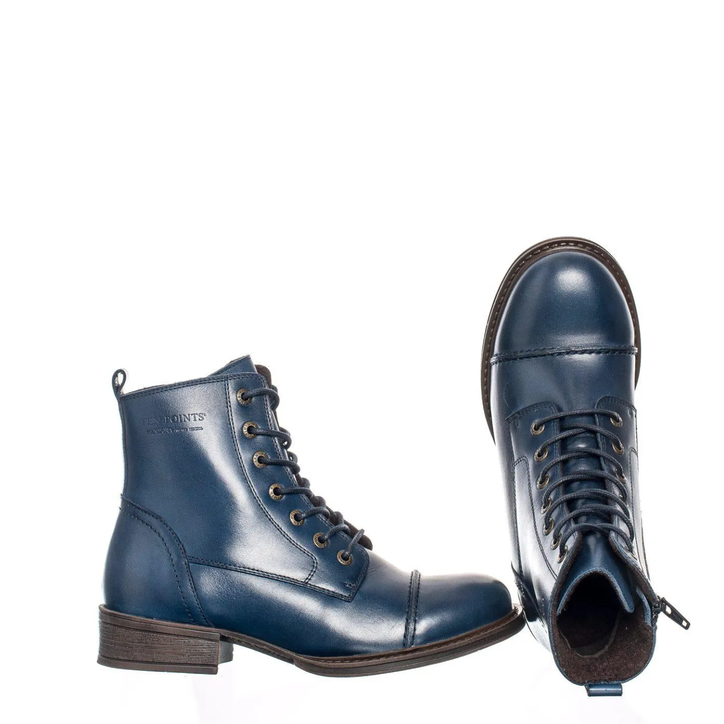 Pandora Laced boots — Obsidian blue