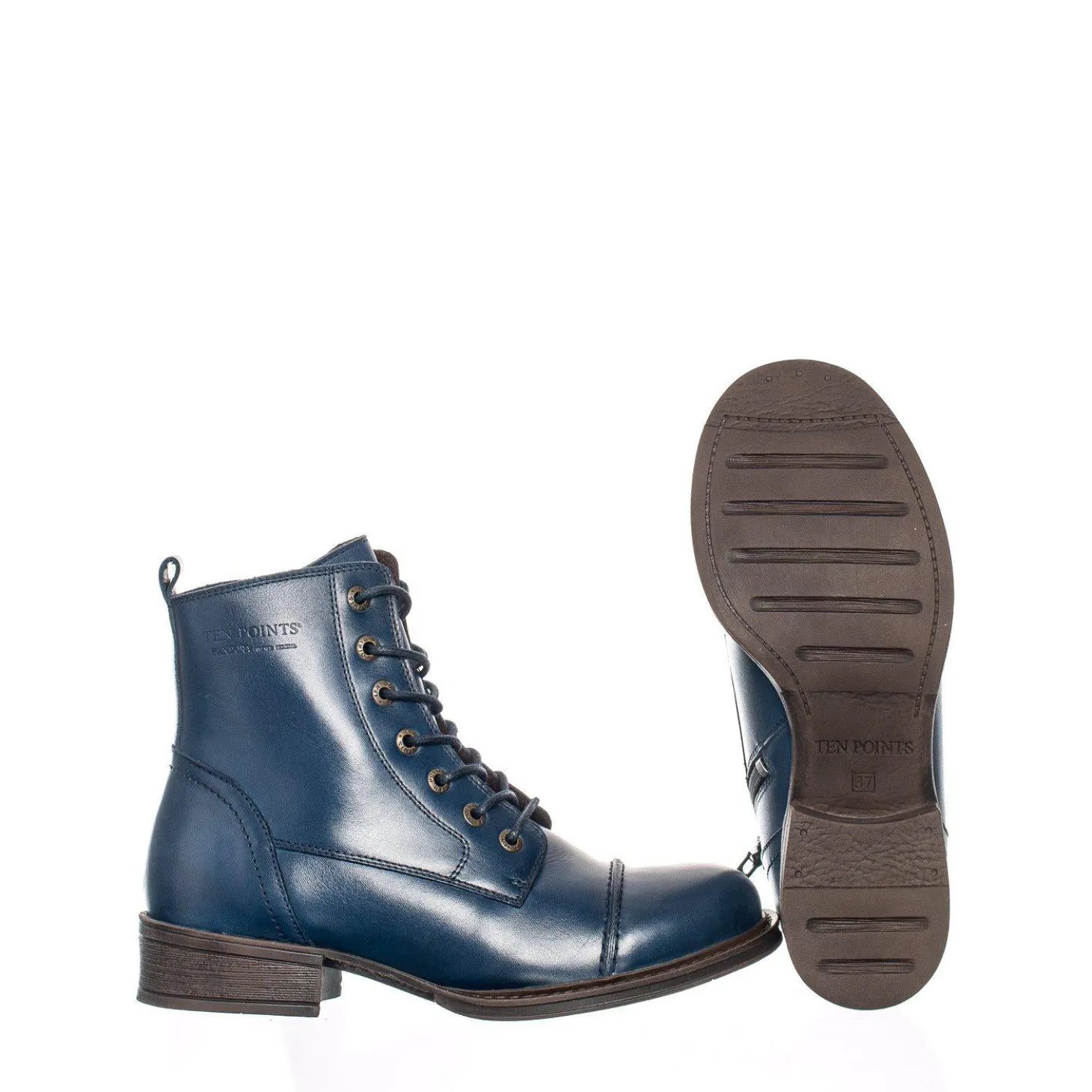 Pandora Laced boots — Obsidian blue
