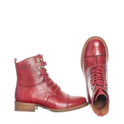 Pandora Laced boots — Sundried Tomato