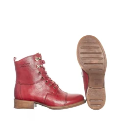 Pandora Laced boots — Sundried Tomato
