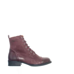 Pandora Laced boots — Wine