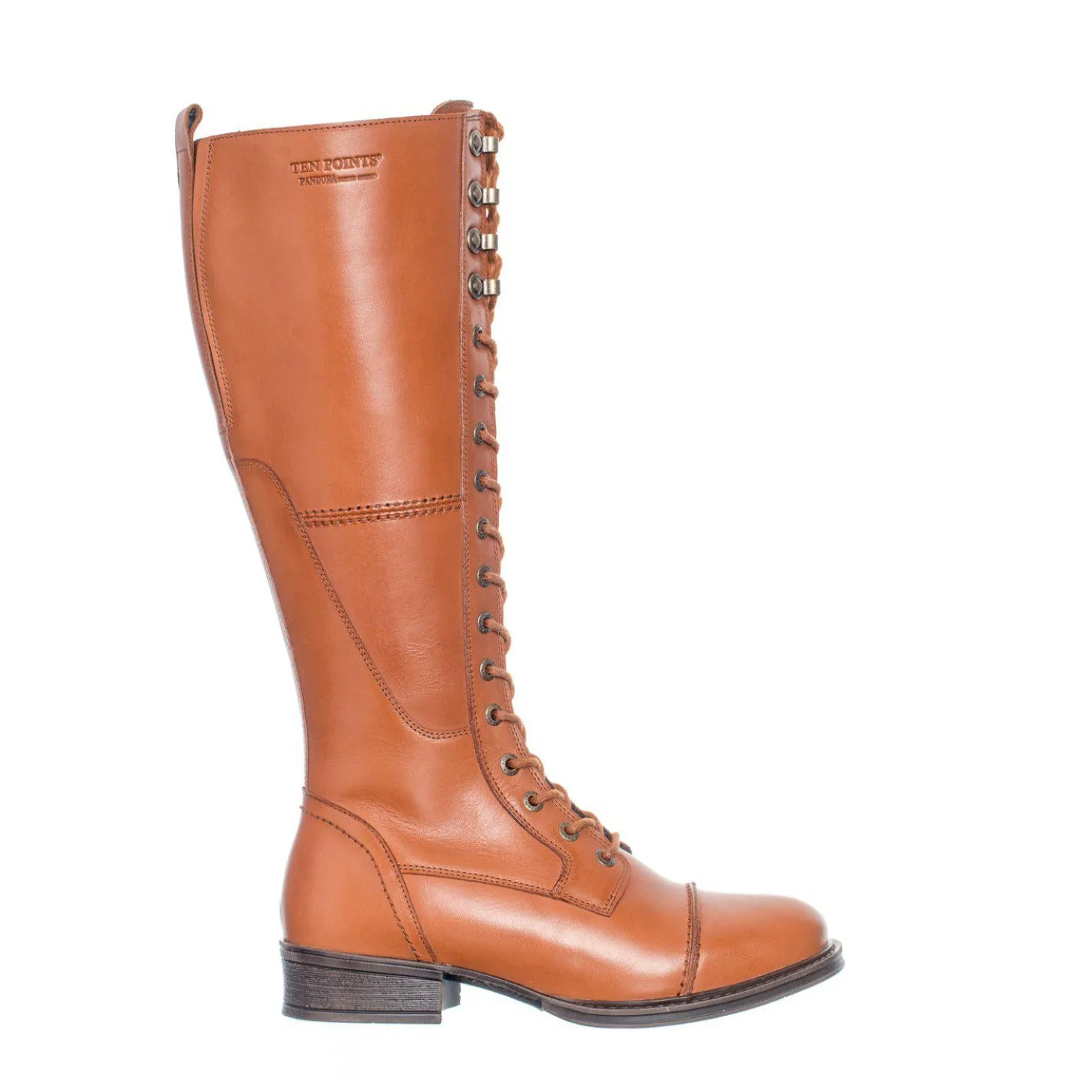 Pandora Tall shaft boots — Cognac